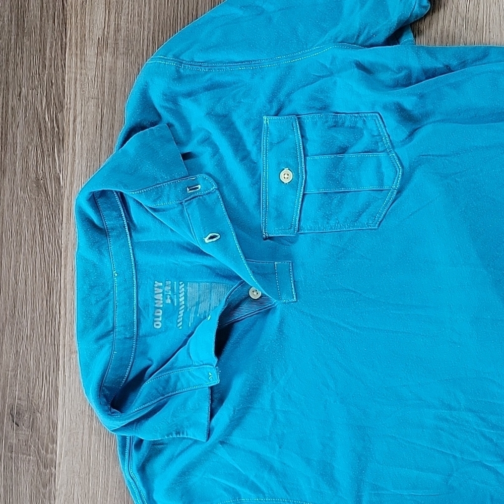 Old Navy Blue Polo Size Large - Picture 4 of 8